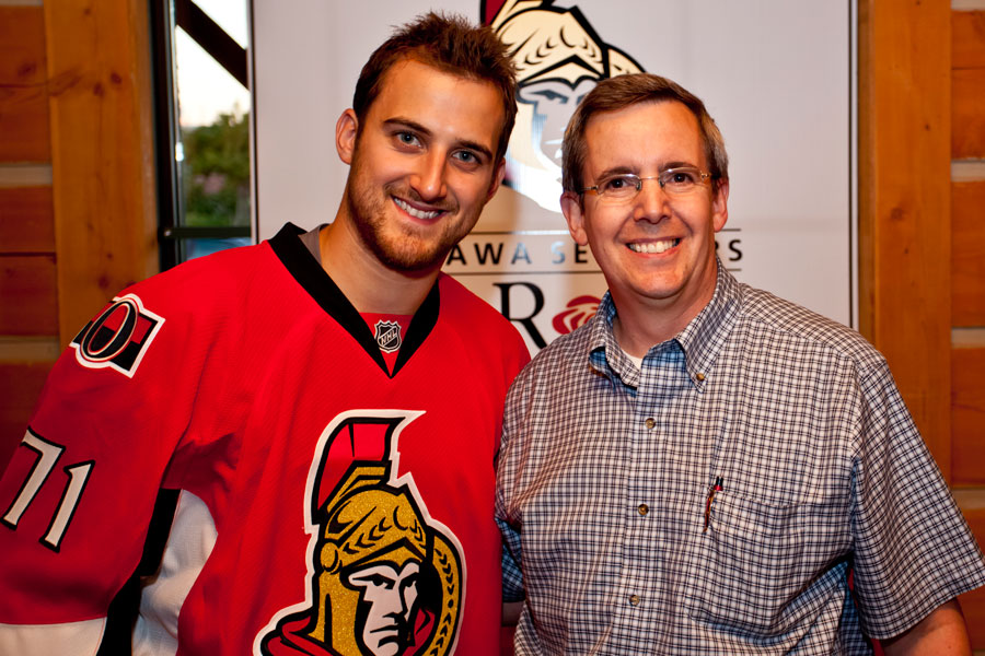 Nick Foligno and Jean Labelle