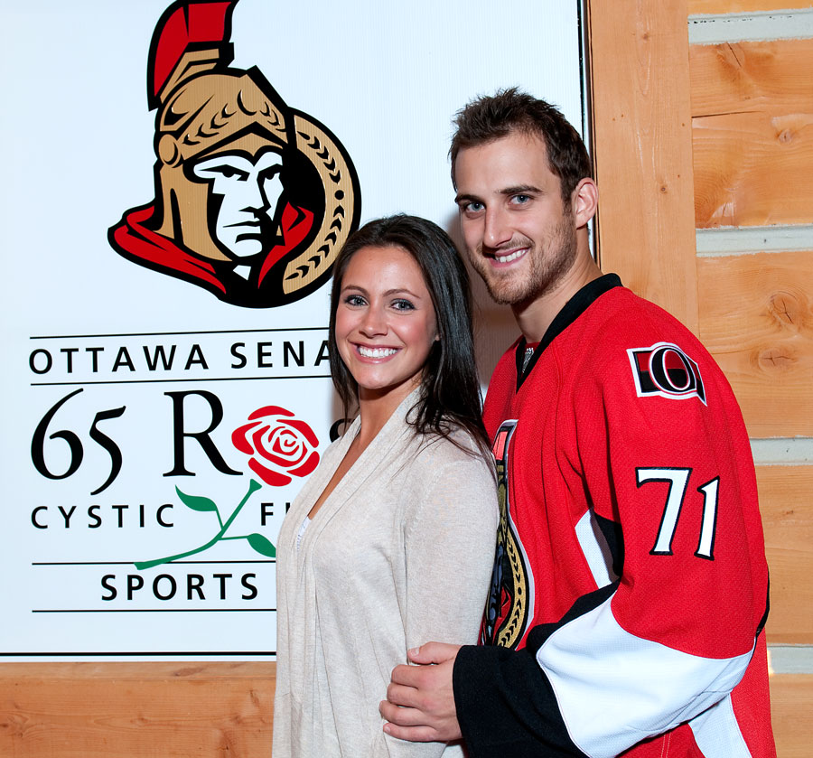 Nick Foligno and Janelle Forest