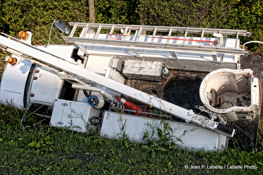 Truck In Ditch