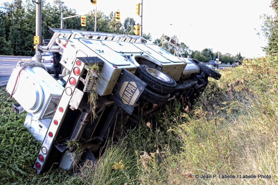 Truck In Ditch