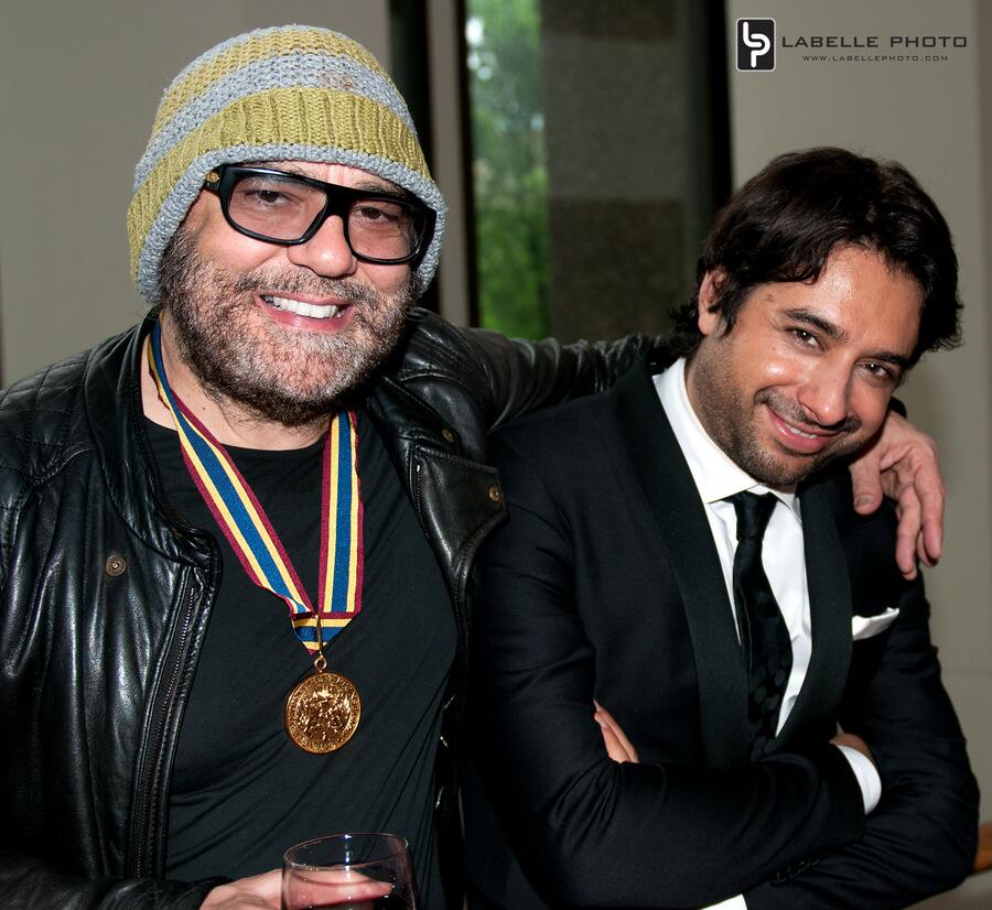 Daniel Lanois and Jian Ghomeshi at the  Governor General
