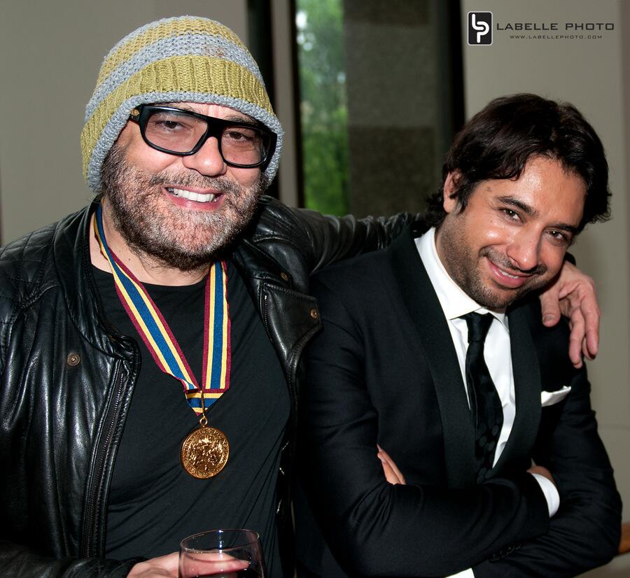 Daniel Lanois and Jian Ghomeshi at the  Governor General's Performing Arts Awards Gala