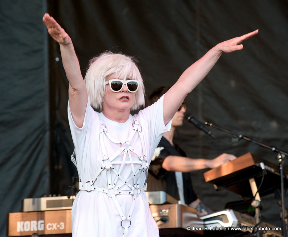 Debbie Harry performing with Blondie at RBC Bluesfest in Ottawa on Thursday July 10, 2014