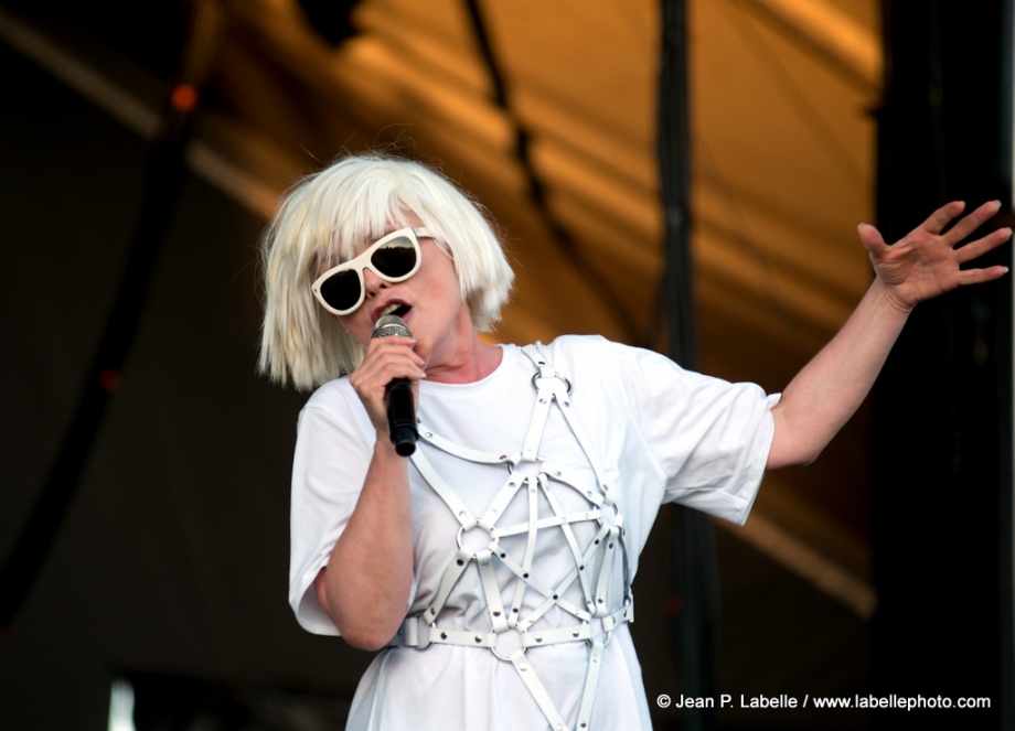 Debbie Harry performing with Blondie at RBC Bluesfest in Ottawa on Thursday July 10, 2014