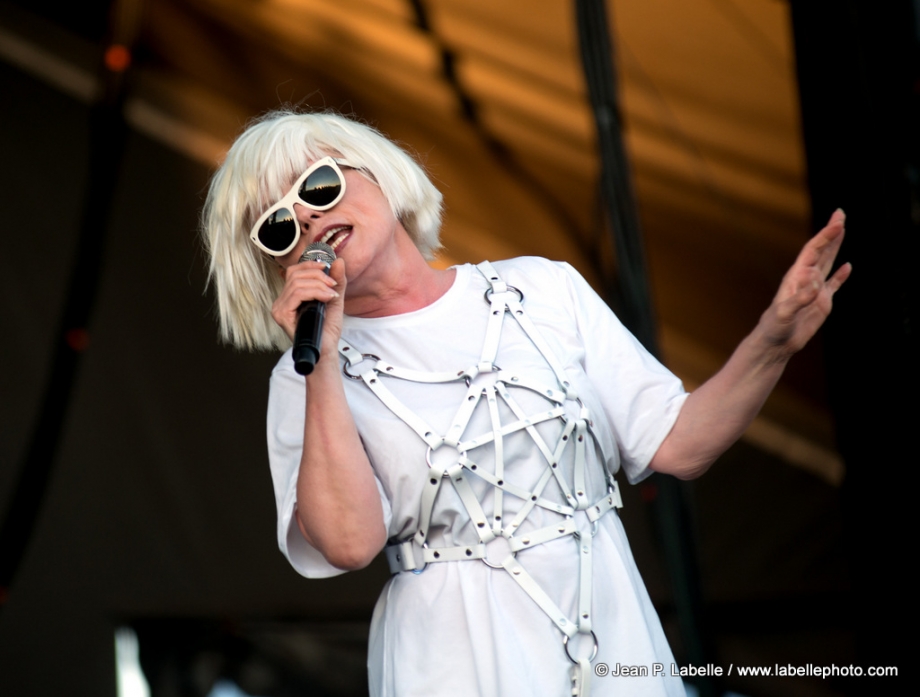 Debbie Harry performing with Blondie at RBC Bluesfest in Ottawa on Thursday July 10, 2014