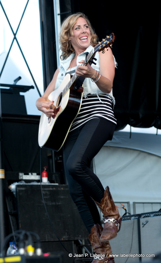 Amanda Rheaume plays at RBC Royal Bank Bluesfest on July 11, 2014